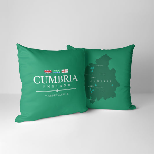 Personalised County Cushion - Cumbria