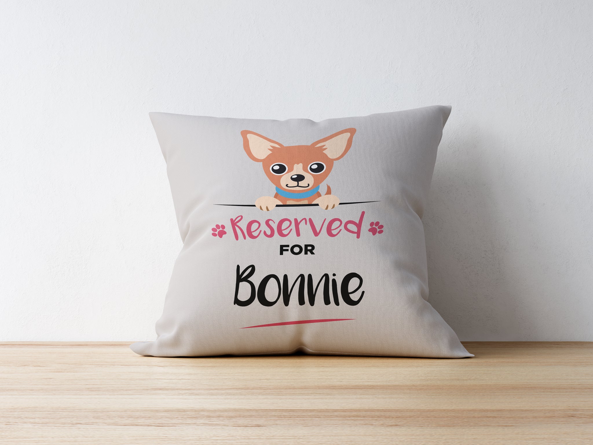 Personlaised Dog Cushion - Chihuahua