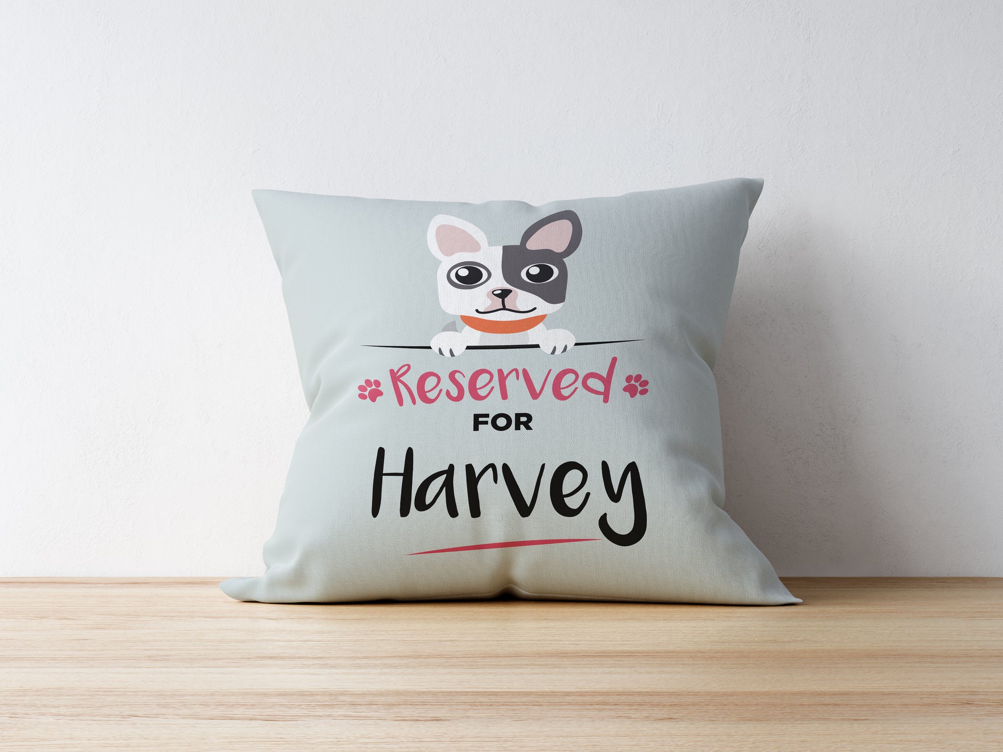 Personalised Dog Cushion - French Bulldog