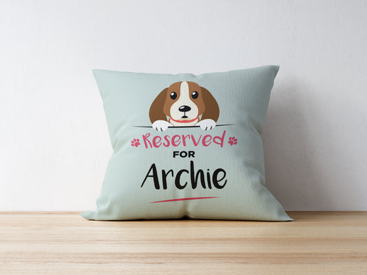 Personalised Dog Cushion - Basset Hound