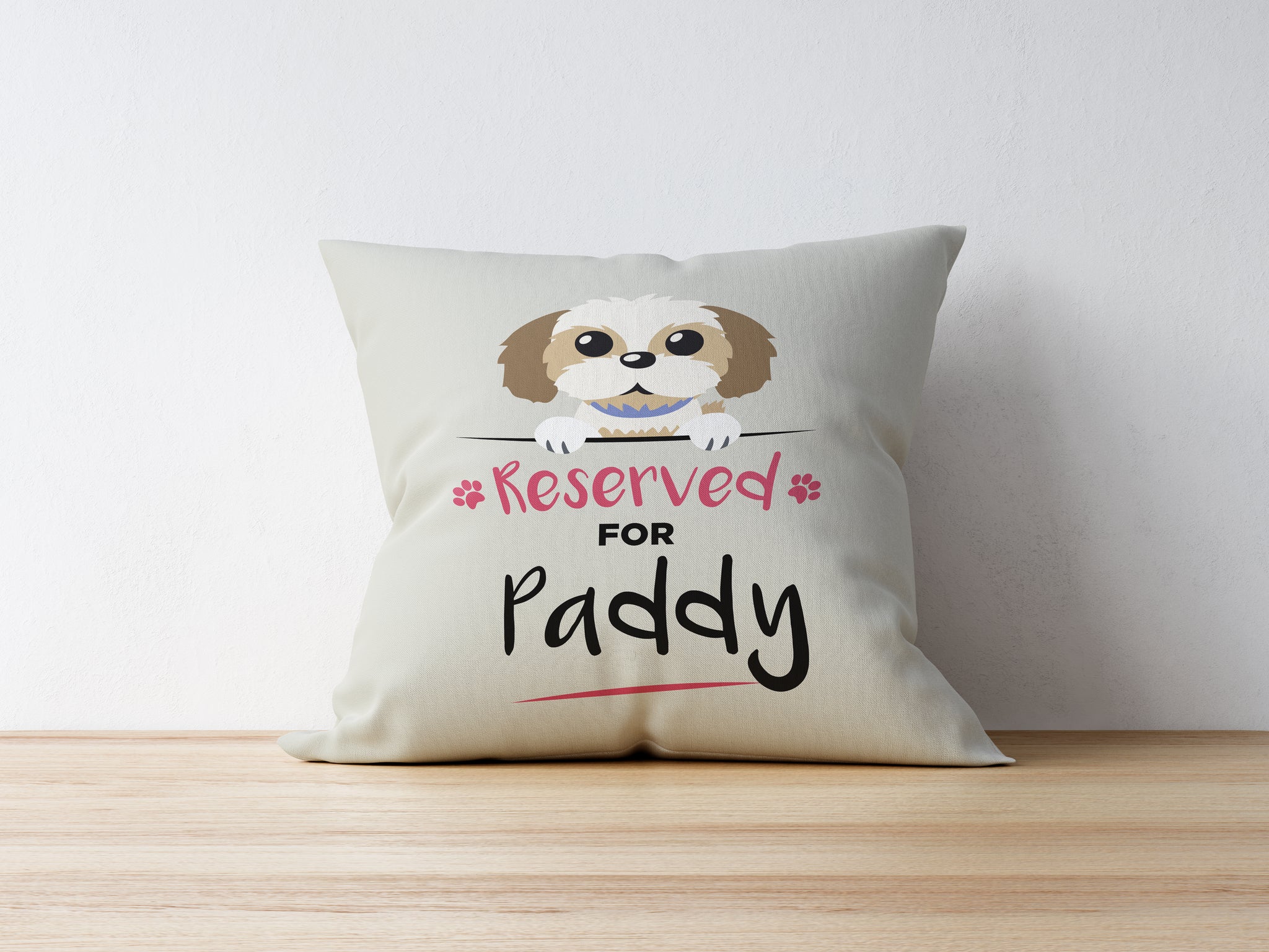 Personalised Dog Cushion - Shih Tzu