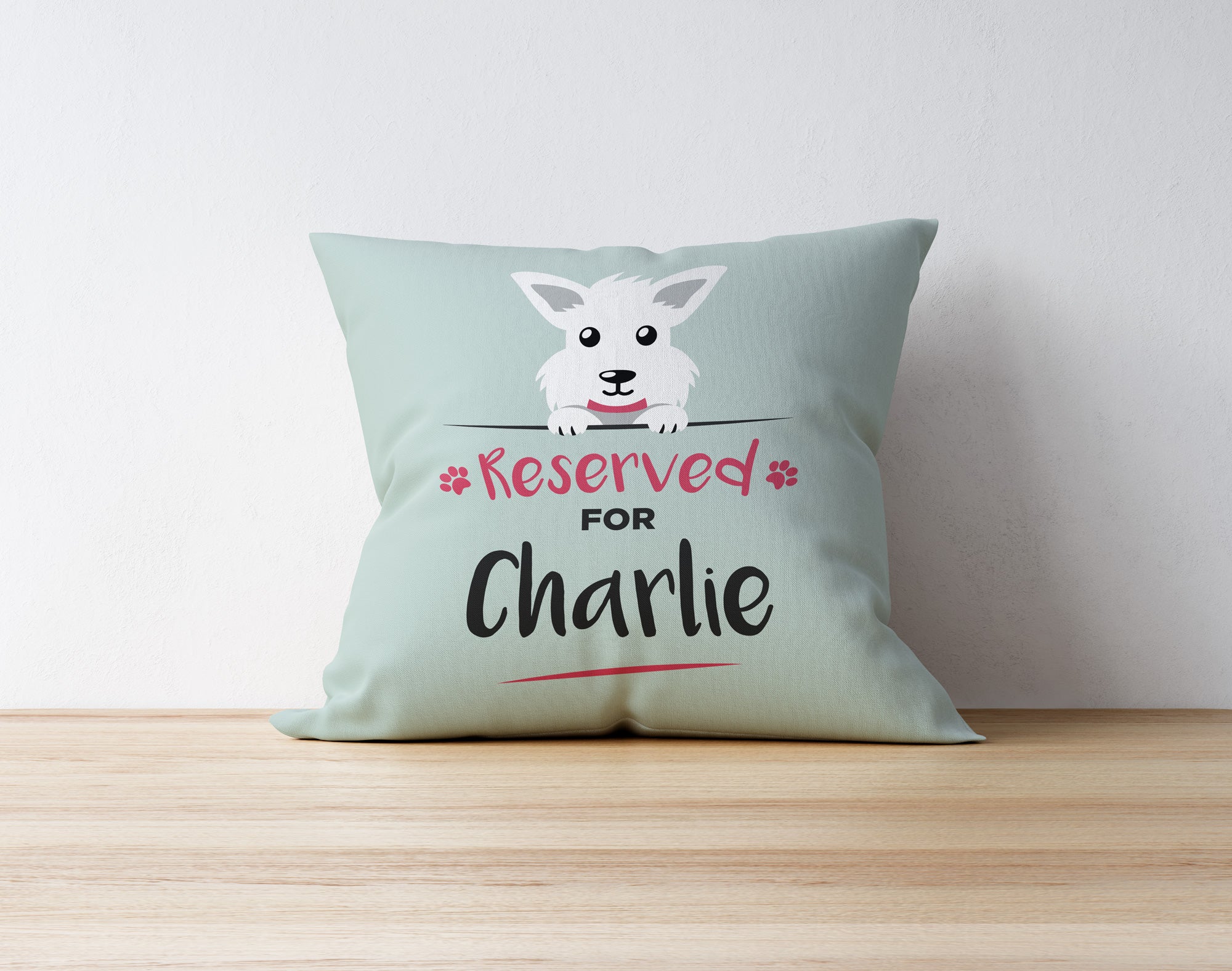 Personalised Dog Cushion - Westie