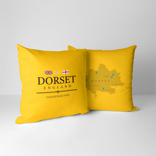 Personalised County Cushion - Dorset