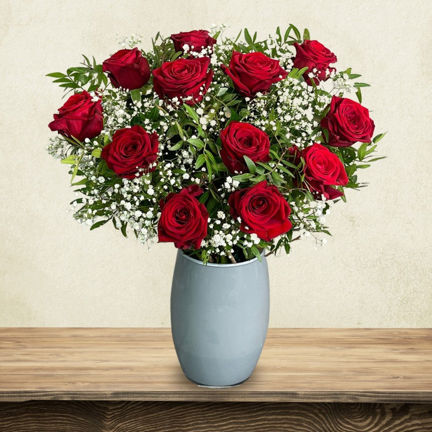 One Dozen Red Roses