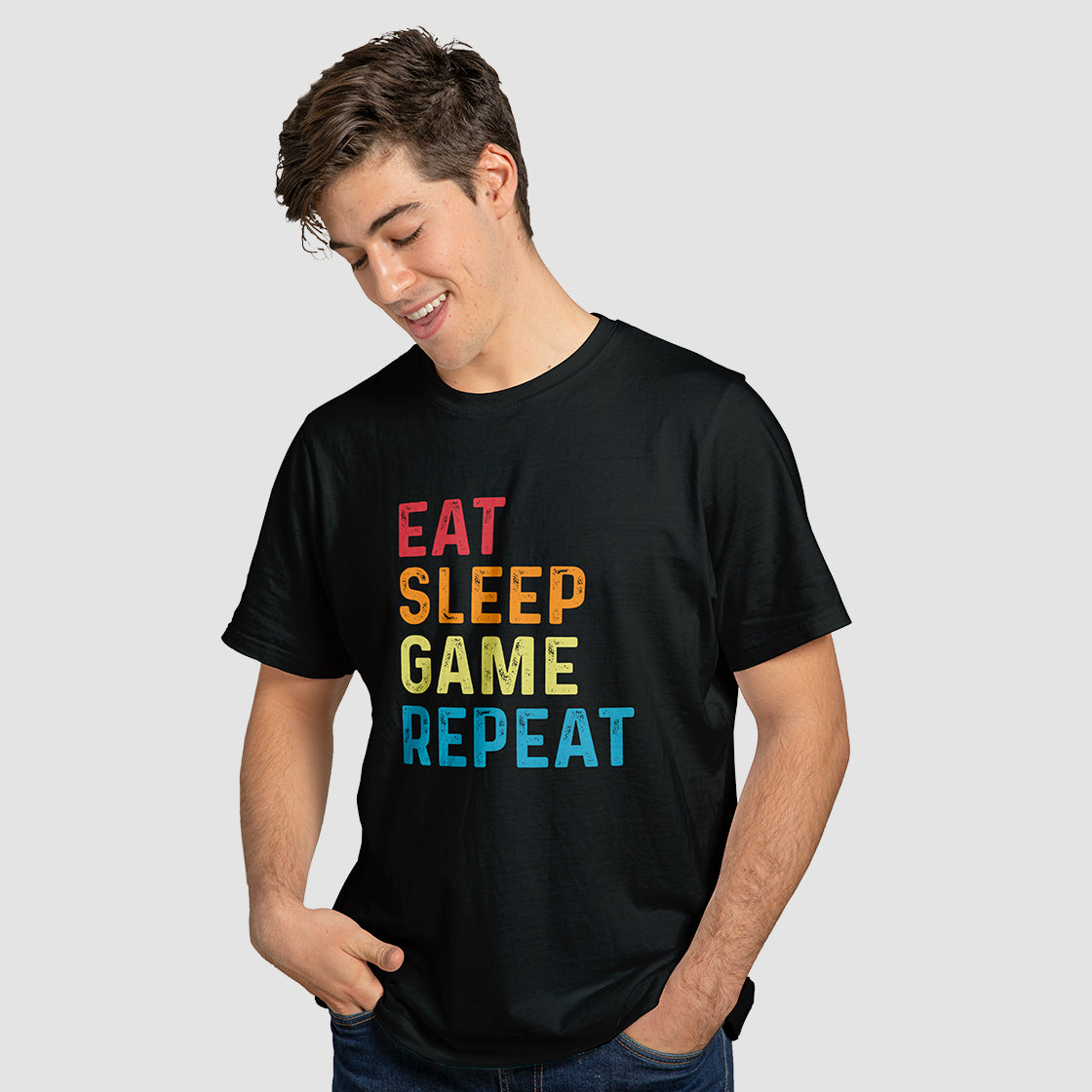 "Eat Sleep Game Repeat" T-Shirt