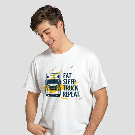 Eat Sleep Truck Repeat - T-Shirt