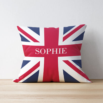 Personalise Union Jack Cushion