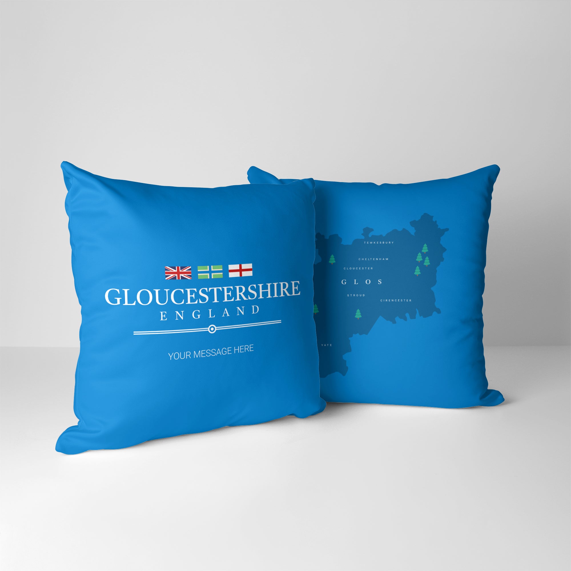 Personalised County Cushion - Gloucestershire