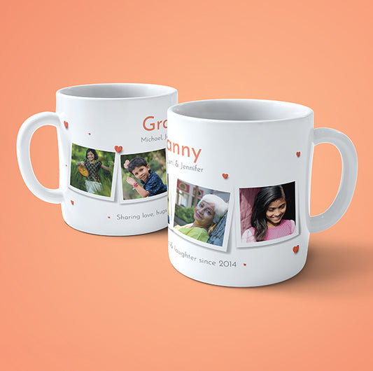 Personalised Photo Mug - Granny Polaroid