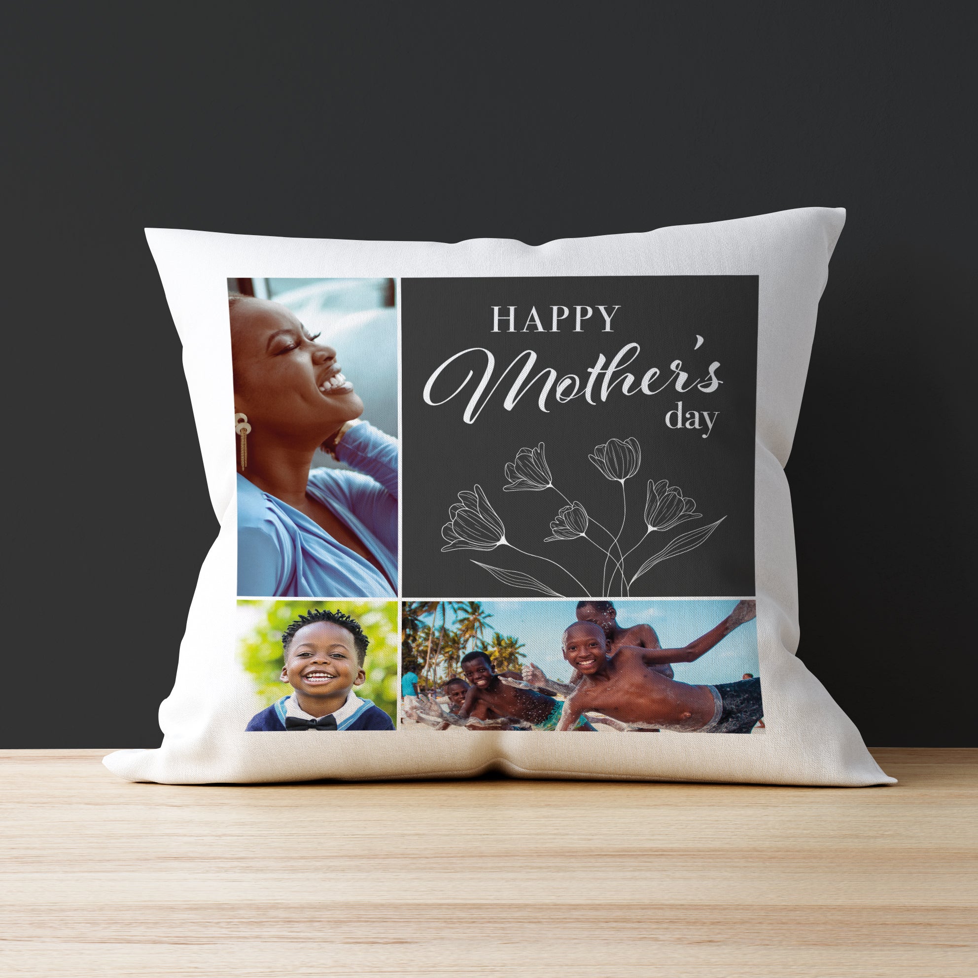 Happy Mother's Day 3 Photo Cushion