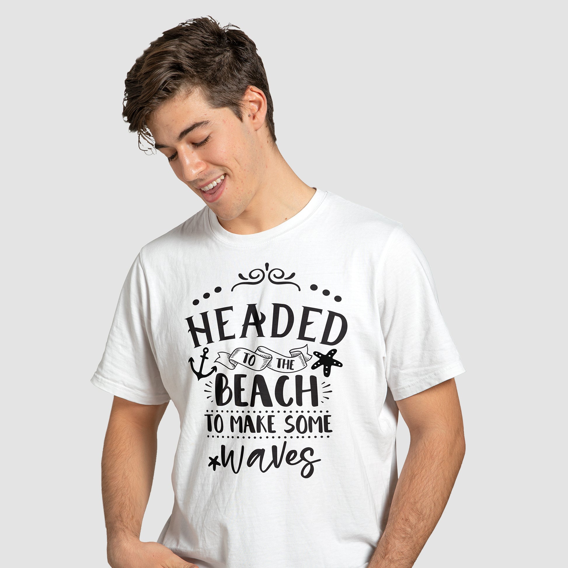 Headed To The Beach - T-Shirt - Custom Gifts 