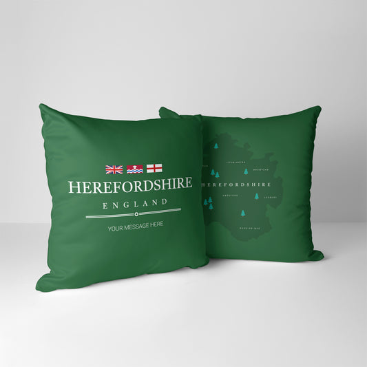 Personalised County Cushion - Herefordshire