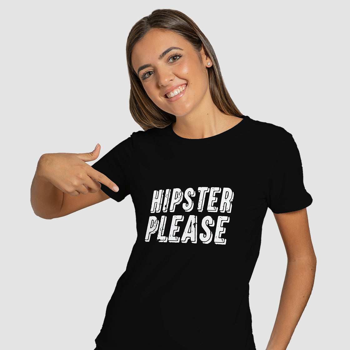 "Hipster Please" T-Shirt