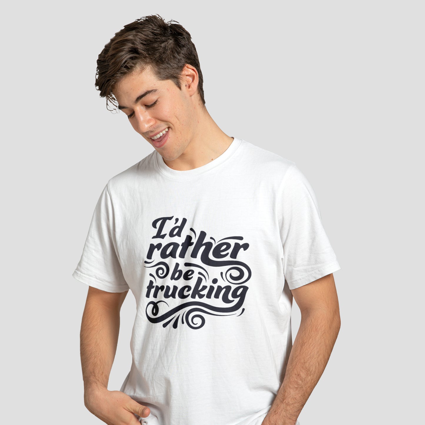 I'd Rather Be Trucking - T-Shirt