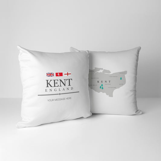 Personalised County Cushion - Kent