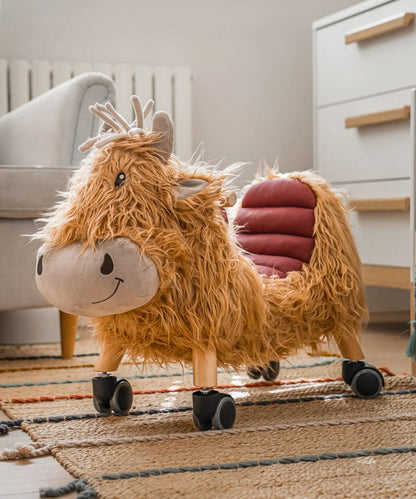 Hubert Highland Cow Ride On Toy