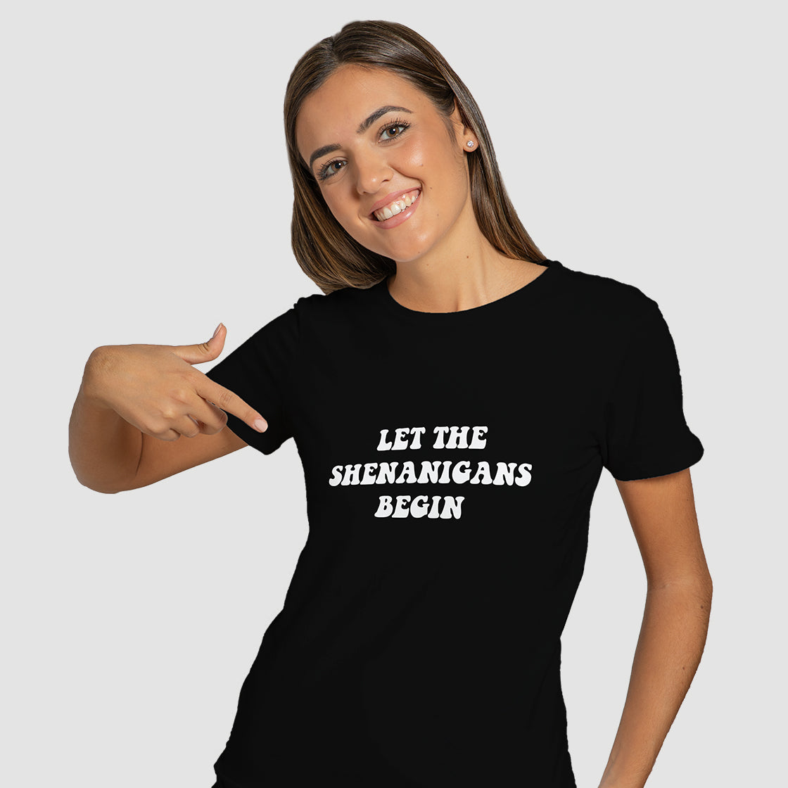 "Let the shenanigans begin" T-Shirt