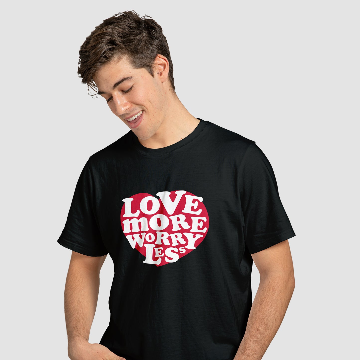 Love More Worry Less - T-Shirt