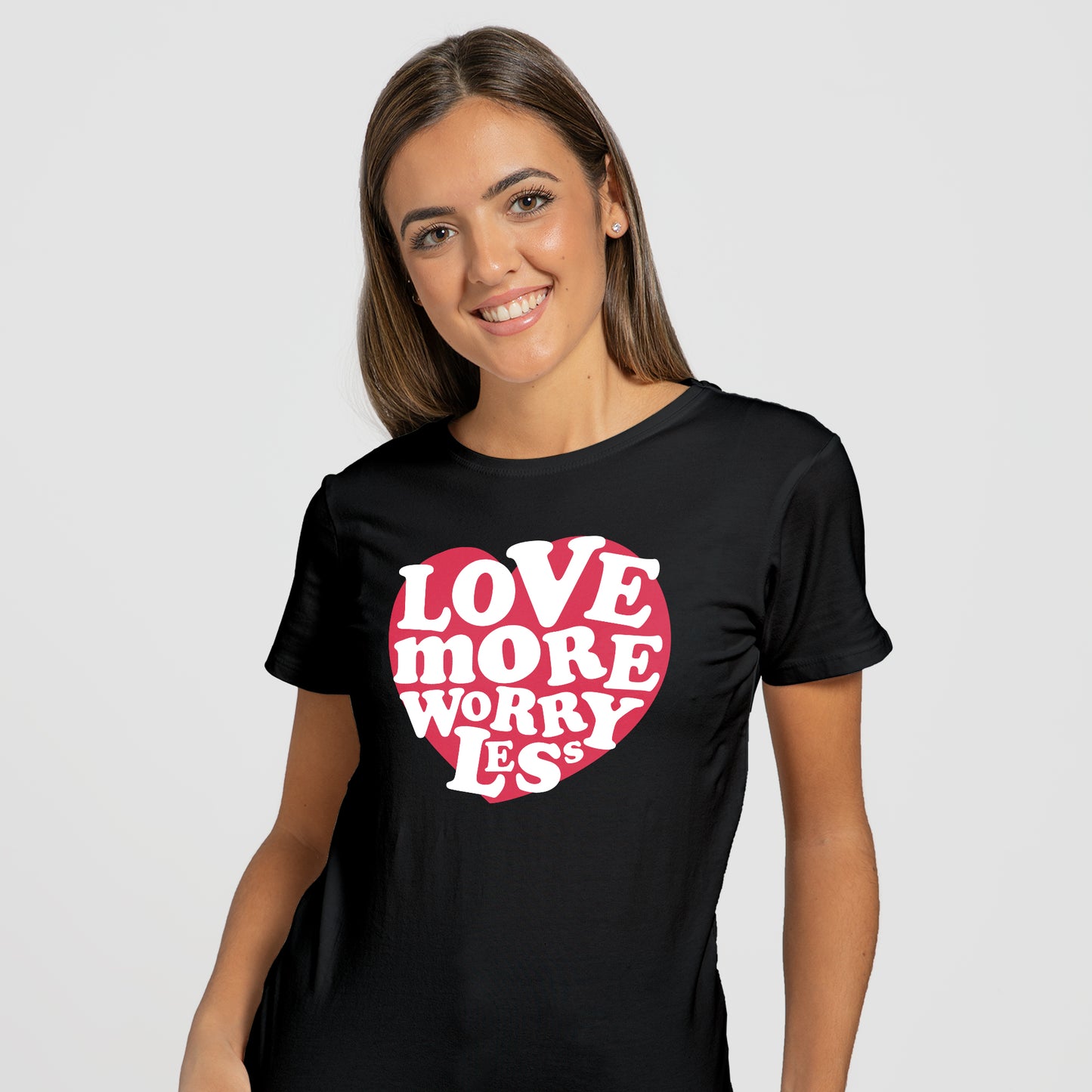 Love More Worry Less - T-Shirt