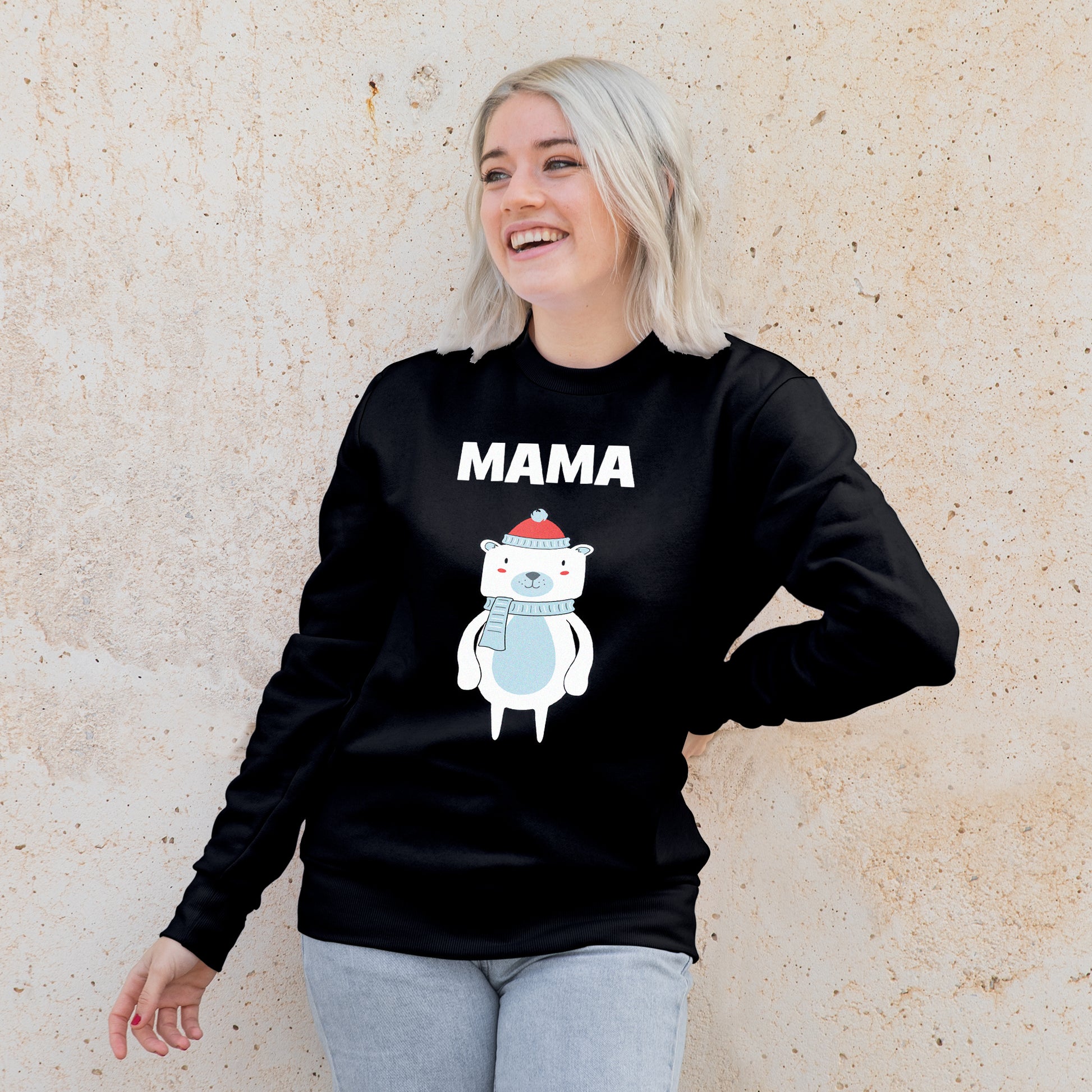 Mama Bear - Sweatshirt - Custom Gifts 