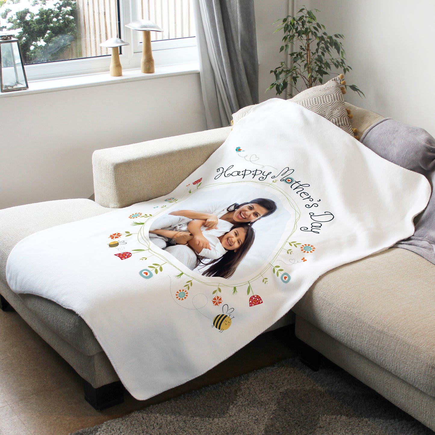 Happy Mother's Day Personalised Blanket