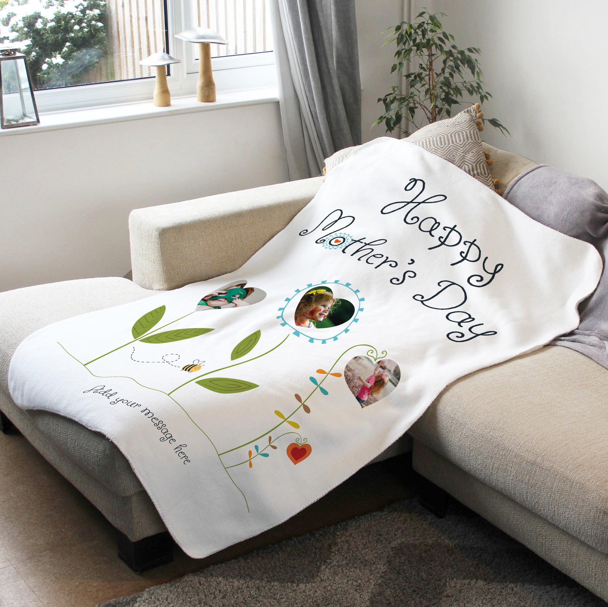 Happy Mother's Day Personalised Blanket