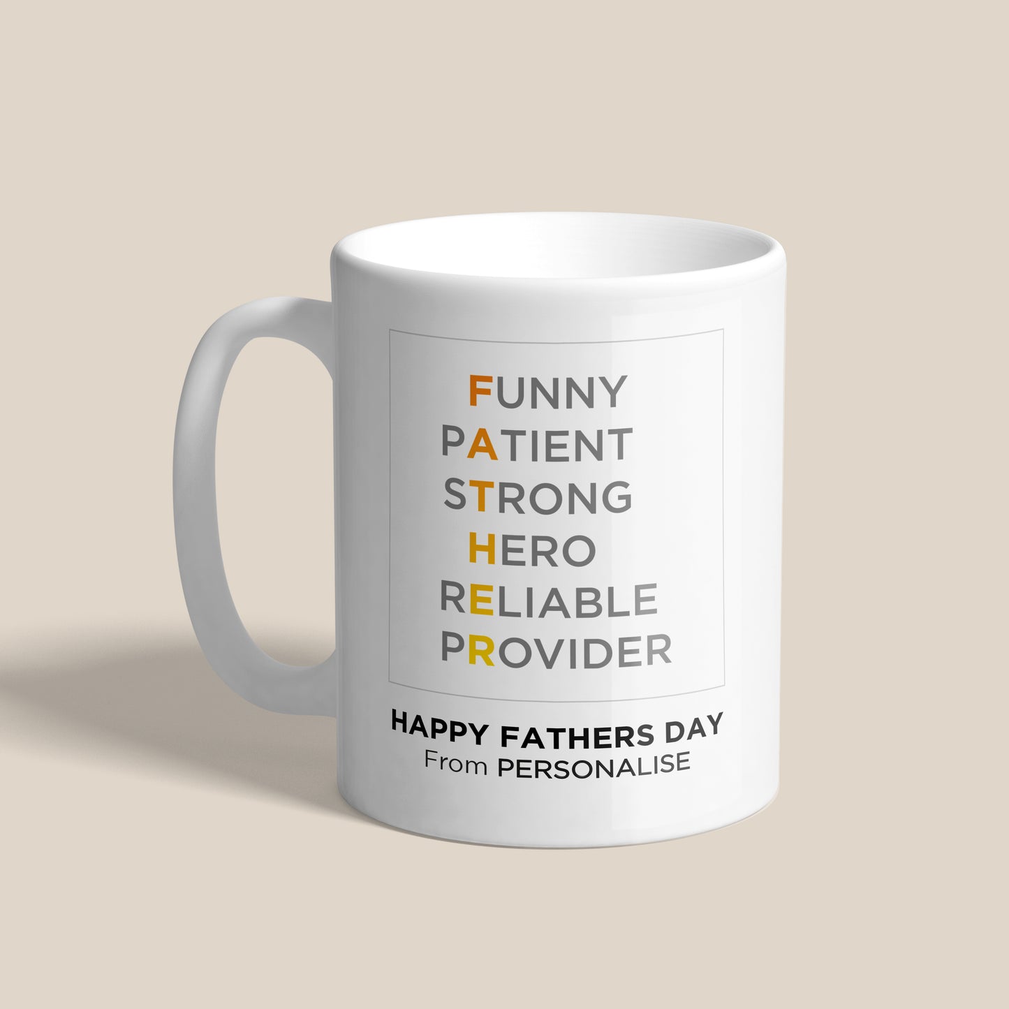 Fathers Day Mug - Scrabble