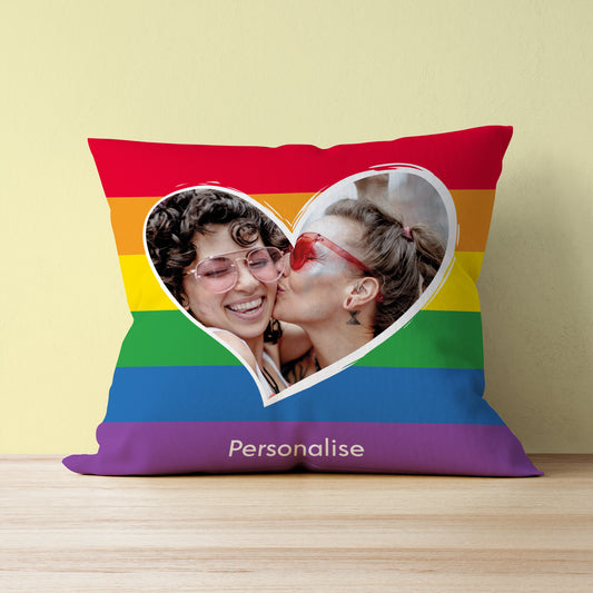 Photo Upload Pride Cushion