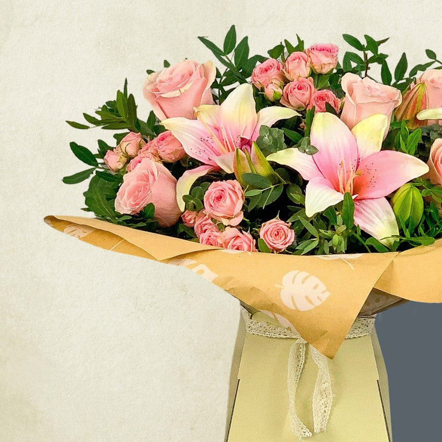 Pink Blush Hand-Tied