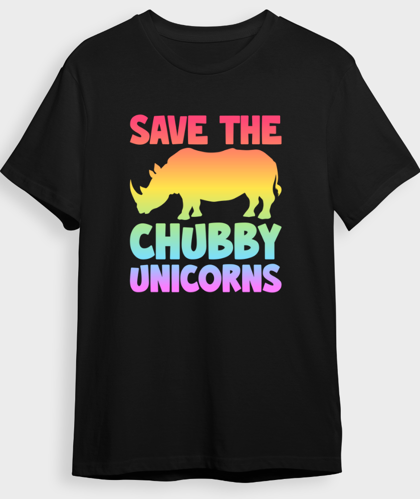 "Save the chubby unicorns" T-Shirt