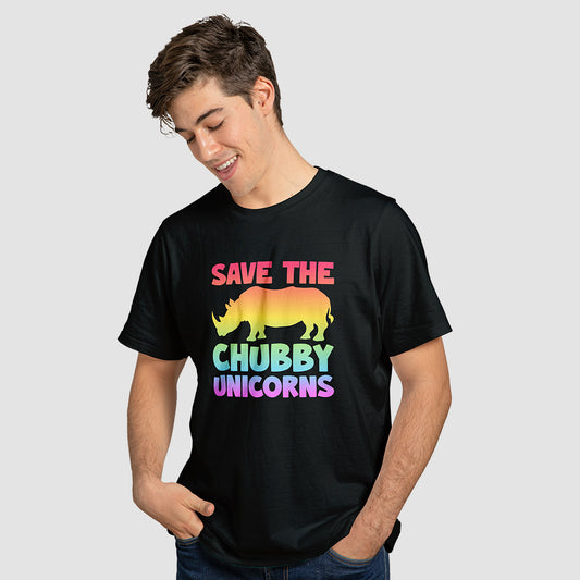 "Save the chubby unicorns" T-Shirt