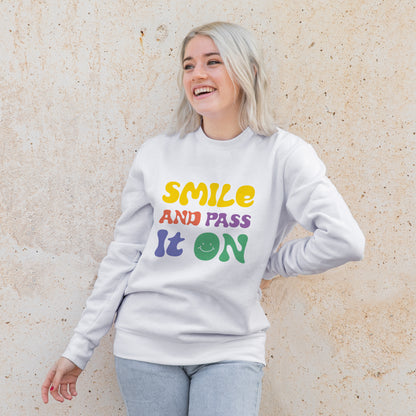 Smile And Pass It On (Colour) - Sweatshirt