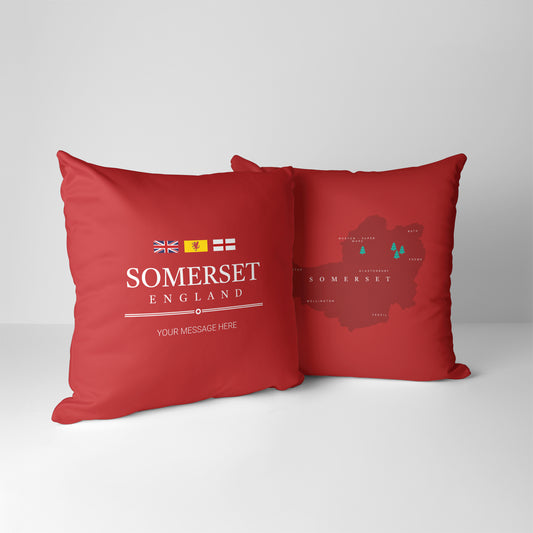Personalised County Cushion - Somerset