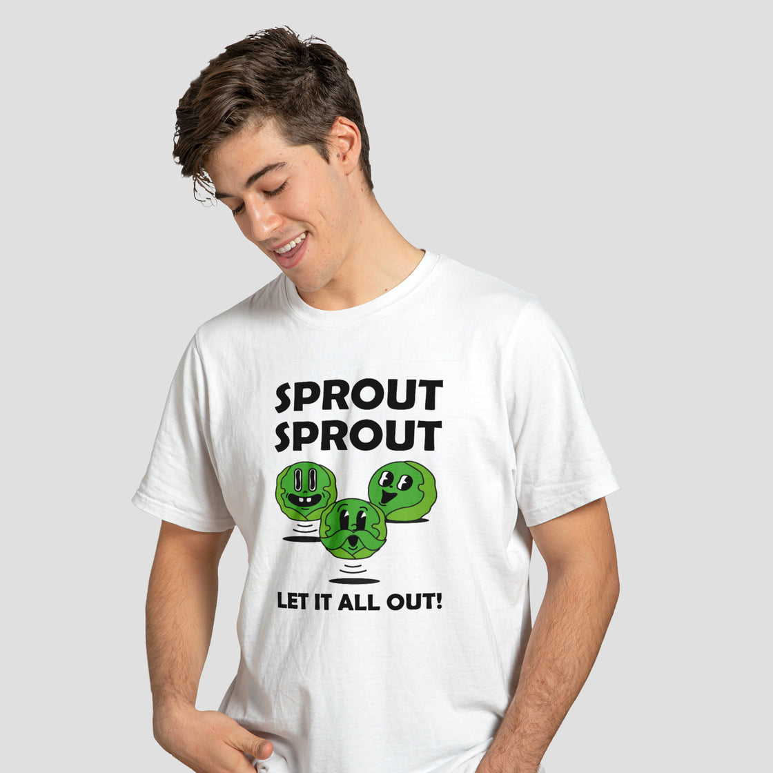 Sprout Sprout Let It All Out - T-Shirt - Custom Gifts 