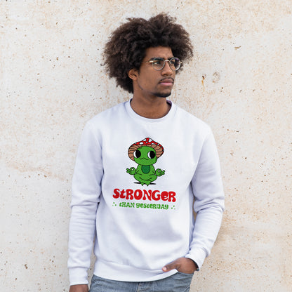 Stronger Than Yesterday Frog - Sweater