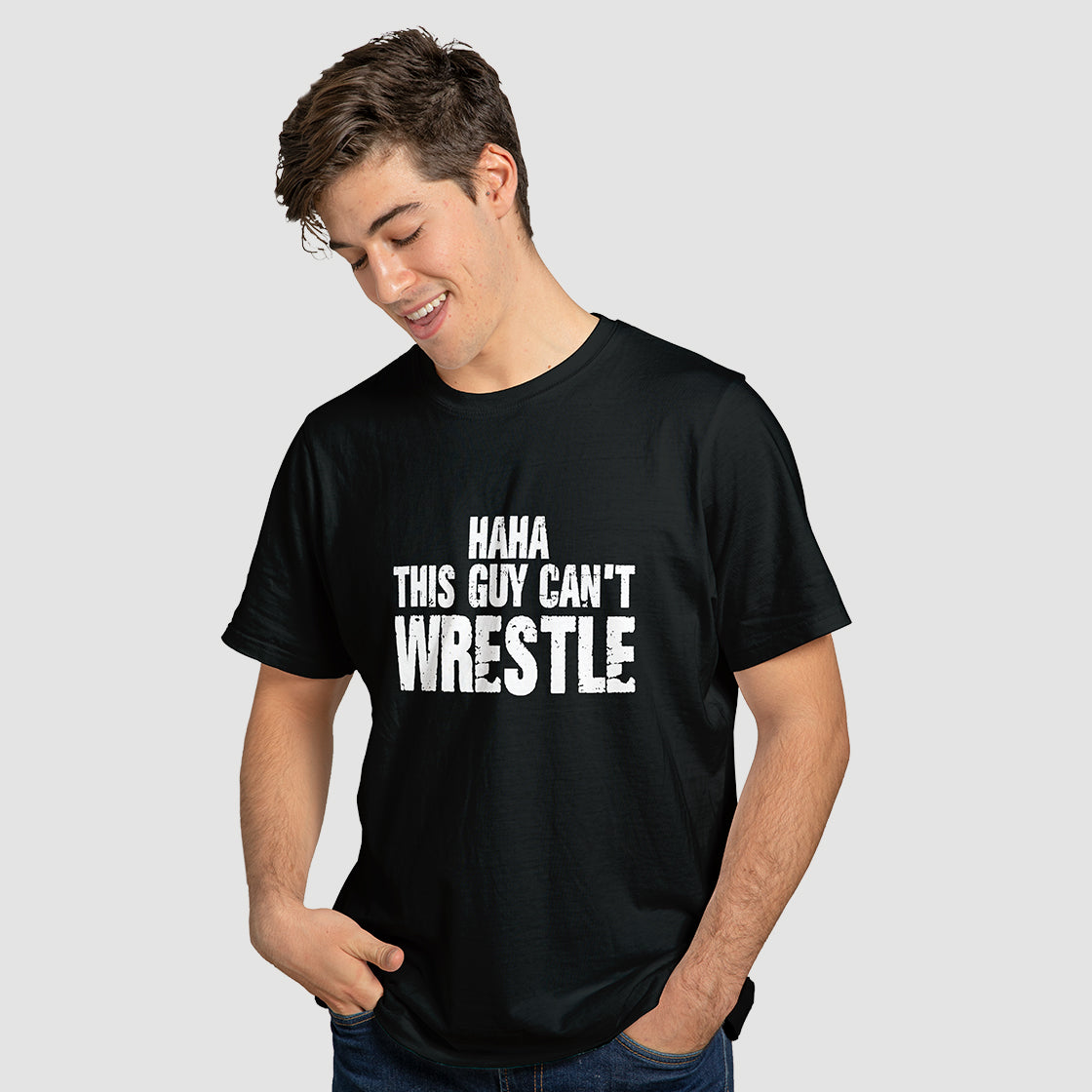 "This Guy Cant Wrestle" T-Shirt