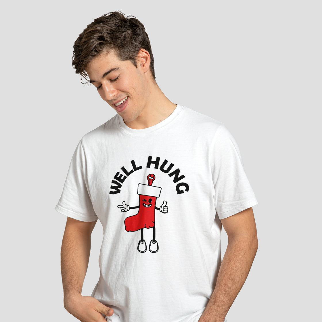 Well Hung - T-Shirt - Custom Gifts 
