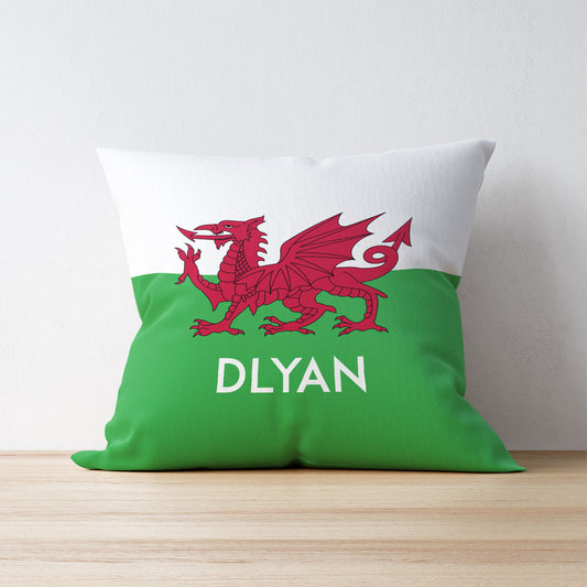 Personalised Wales Cushion