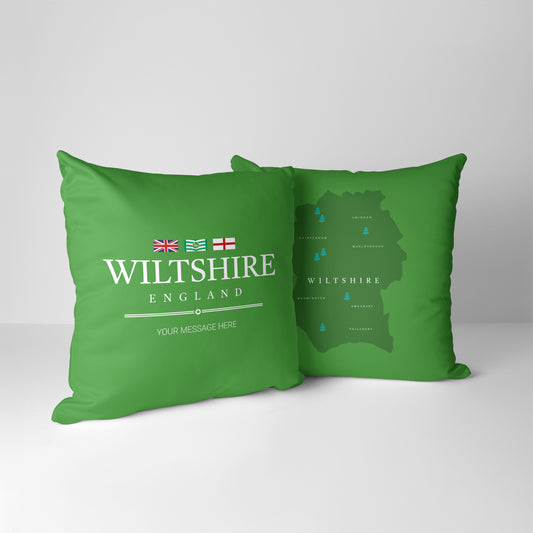 Personalised County Cushion - Wiltshire