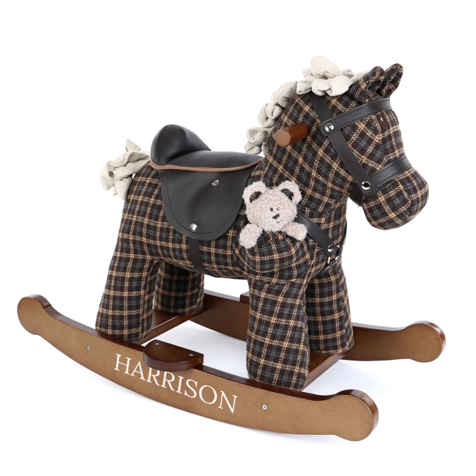 Personalised Rufus & Ted Rocking Horse (9 Months+) - Little Bird Told Me