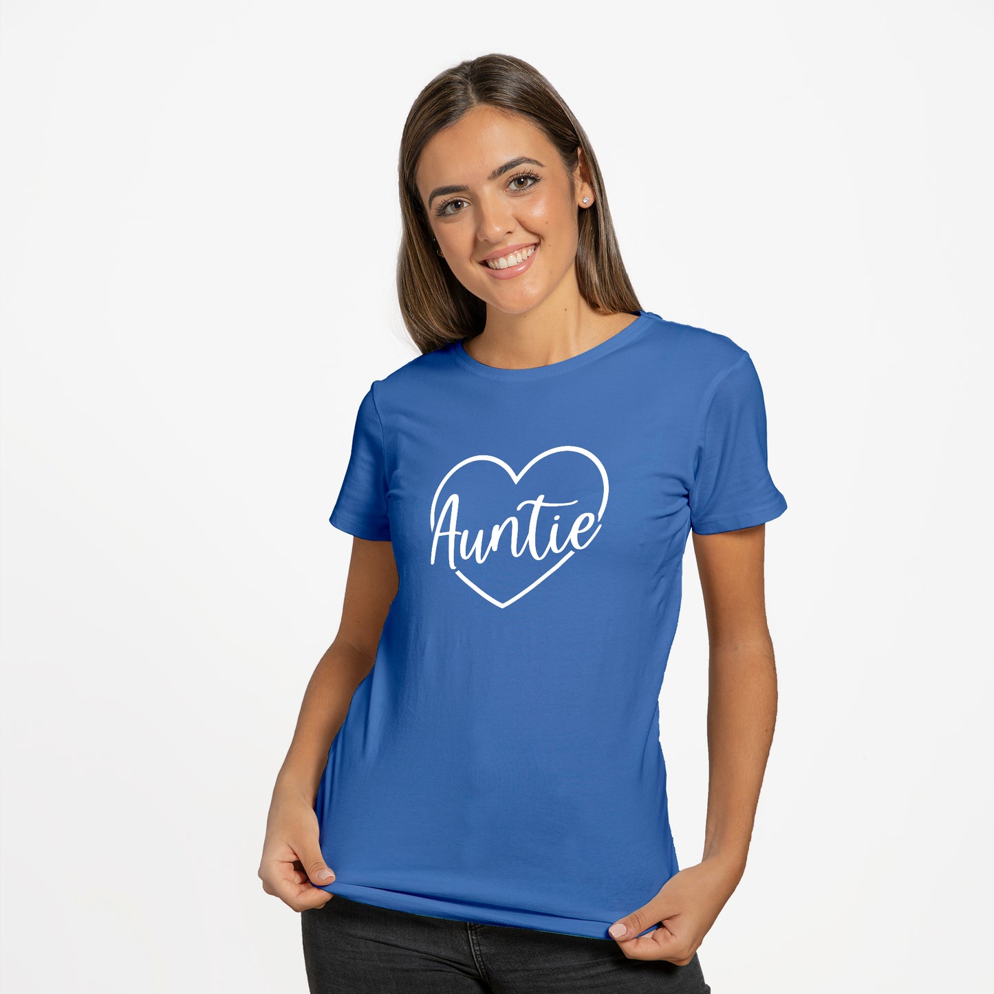 'Auntie Heart' T-Shirt - Custom Gifts 