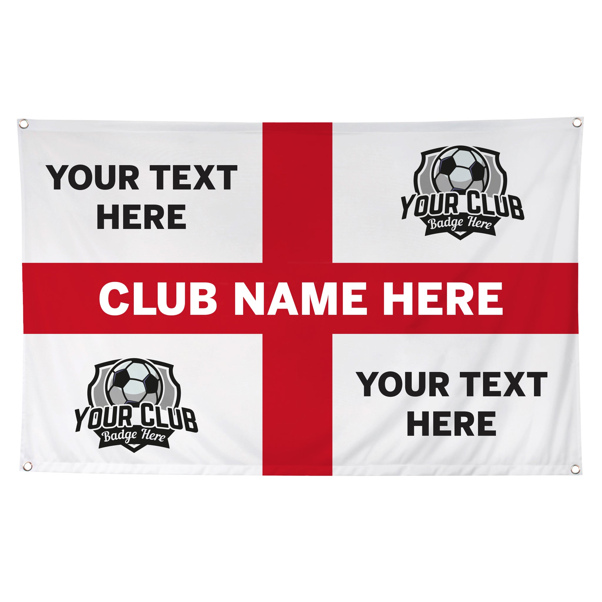 Personalised Photo Upload England XXL Football Flag