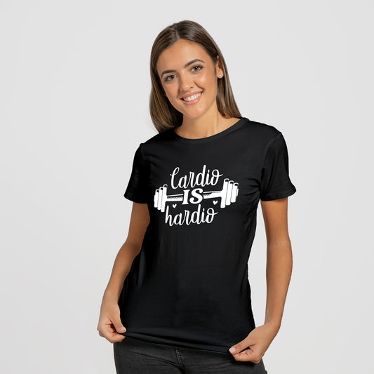 'Cardio Is Hardio' T-Shirt - Custom Gifts 