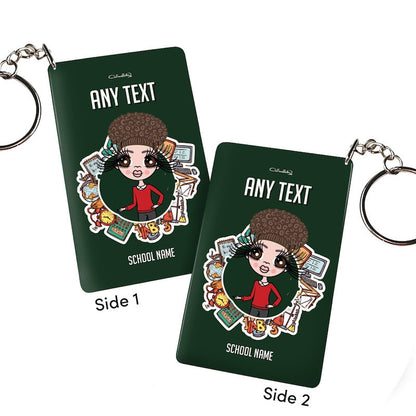 ClaireaBella Girls Personalised Stationery Keyring - Image 2