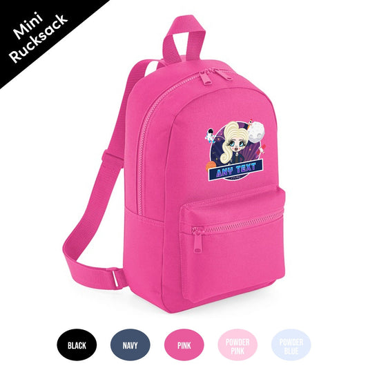 ClaireaBella Girls Personalised Galaxy Mini Rucksack - Image 1