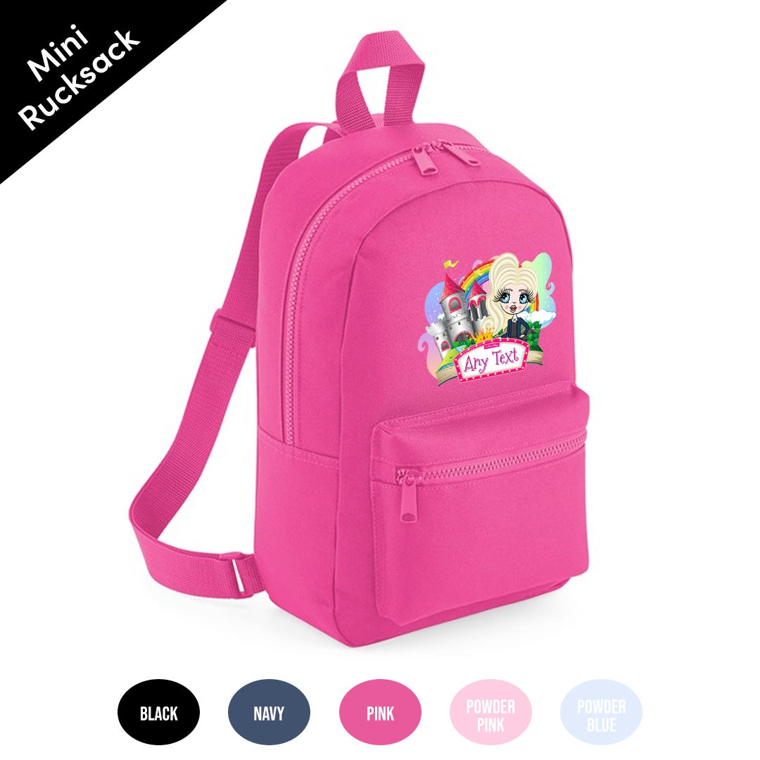 ClaireaBella Girls Personalised Princess Mini Rucksack - Image 4