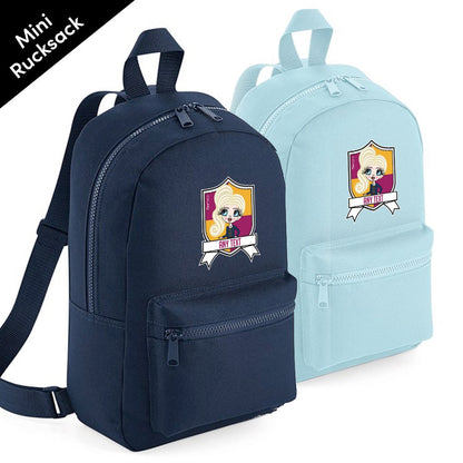 ClaireaBella Girls Personalised Shield Mini Rucksack - Image 4