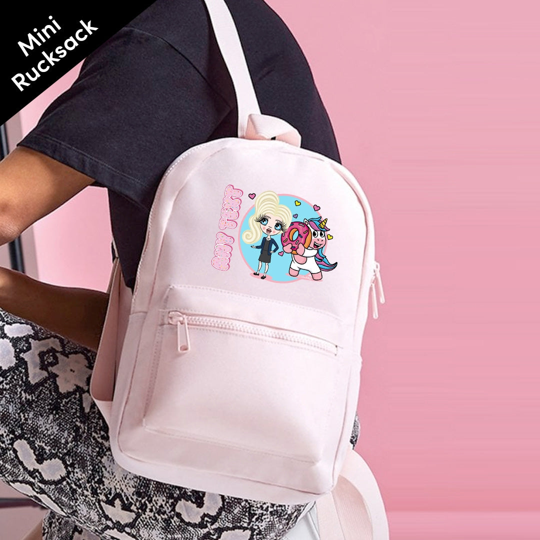 ClaireaBella Girls Personalised Unicorn Mini Rucksack - Image 5