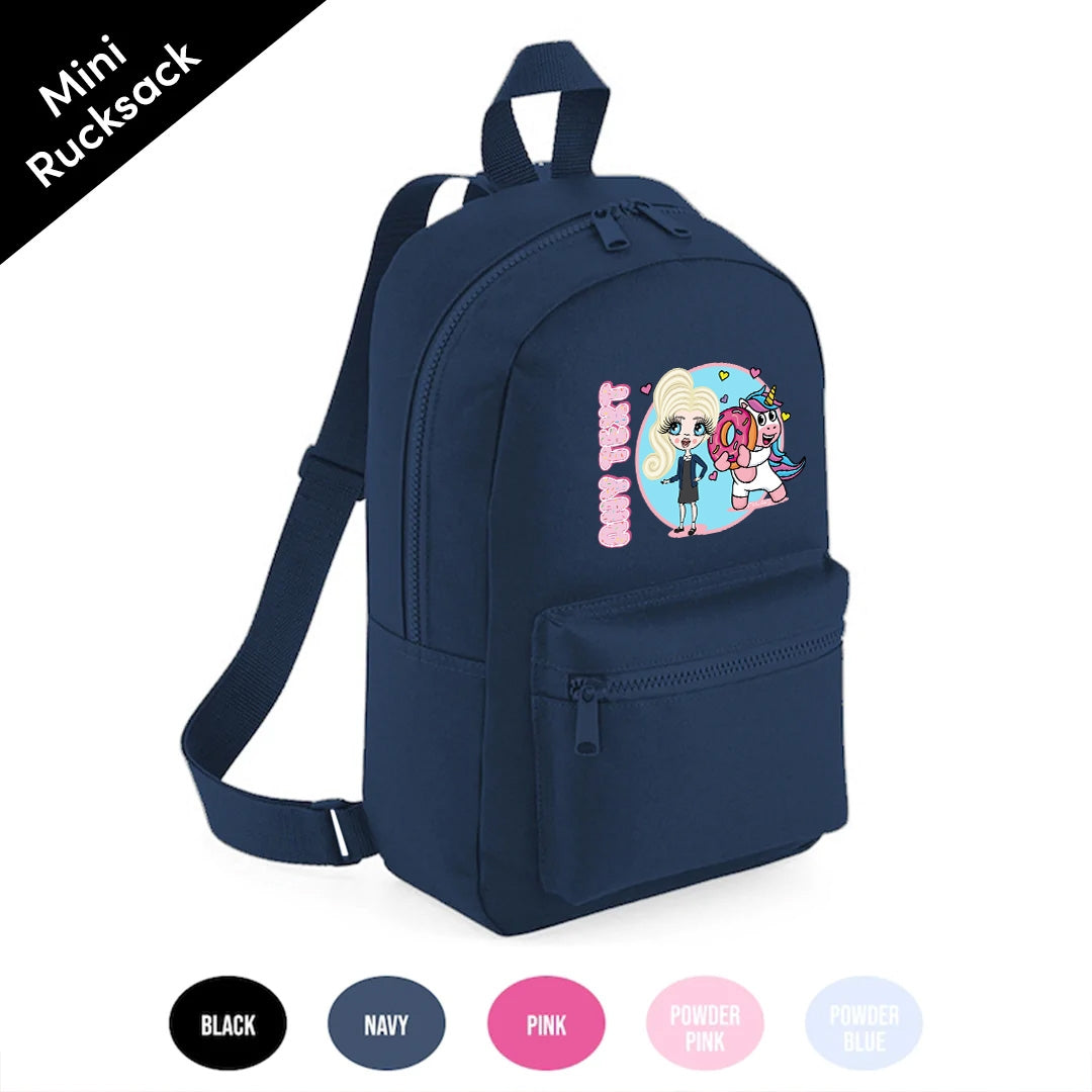 ClaireaBella Girls Personalised Unicorn Mini Rucksack - Image 2