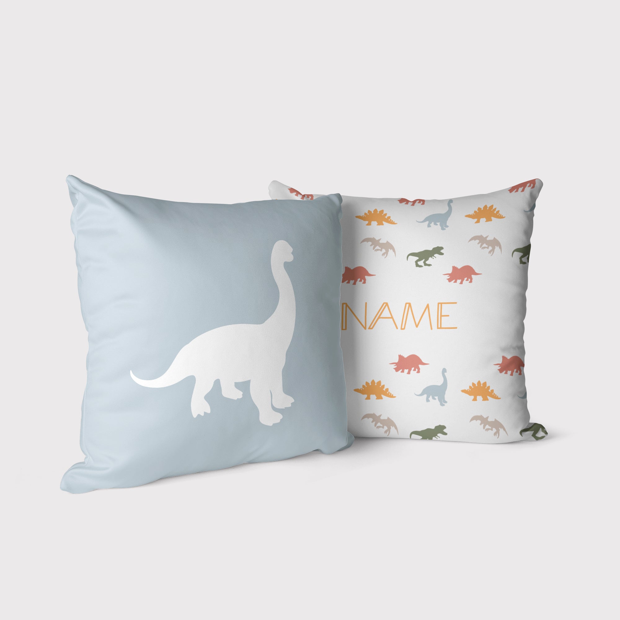 Grey dinosaur cushion hotsell